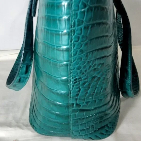 Brahmin Teal Shoulder Bag and Wallet Set - Picture 7 of 15